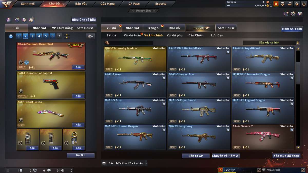 shop acc cf uy tin gia re